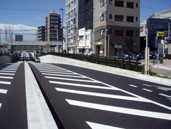 施工事例：船橋市新設市道01